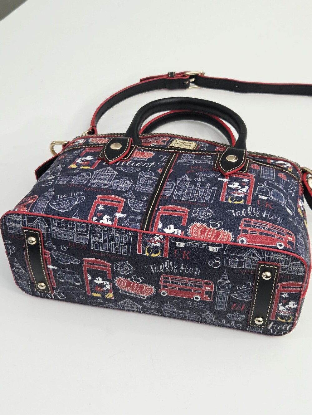 DOONEY & BOURKE DISNEY PARKS HELLO MATE UK UNITED KINGDOM SATCHEL BAG - Picture 9 of 9